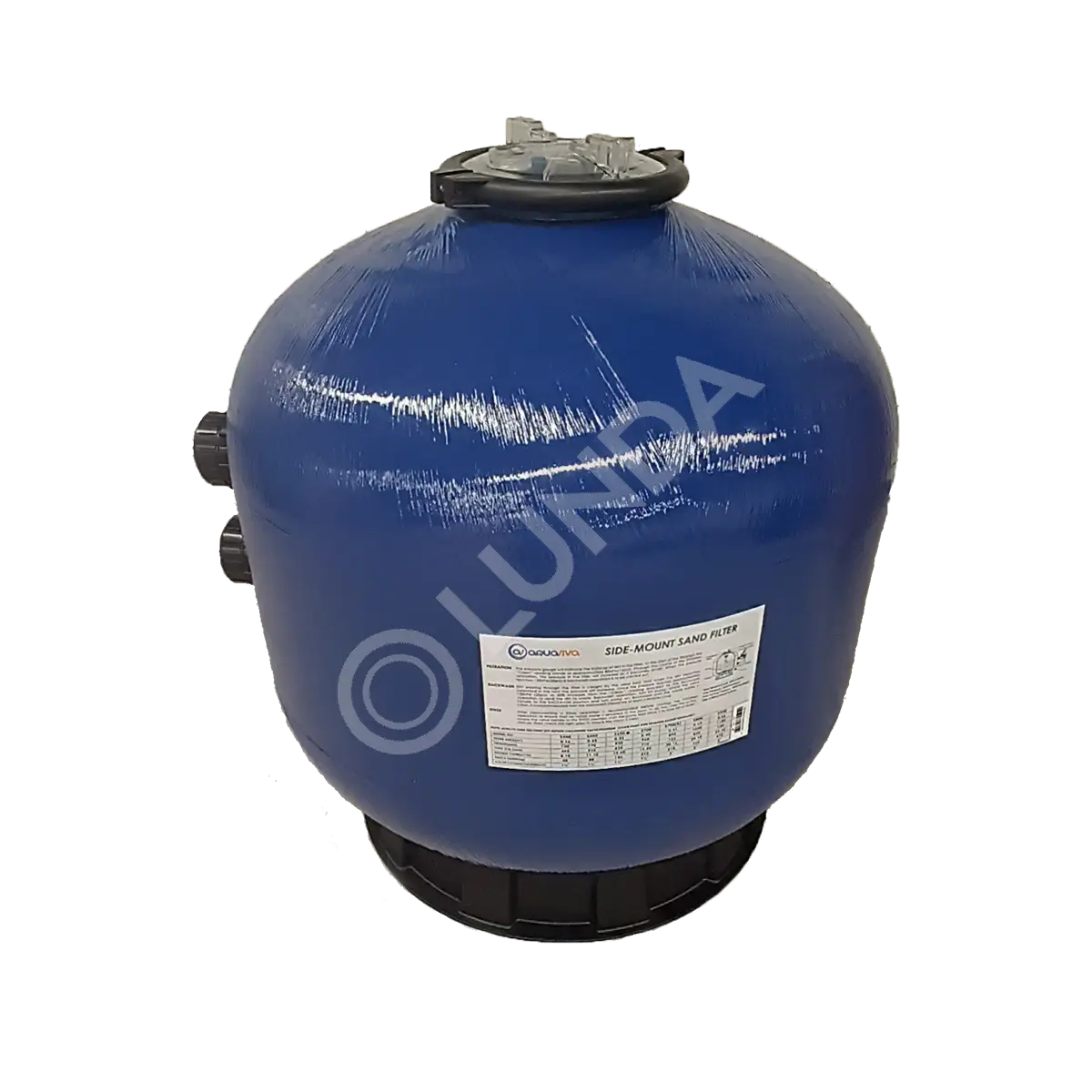 Фильтр S700 (19,5m3/h, 710mm, 210kg, 50mm, бок), AquaViva