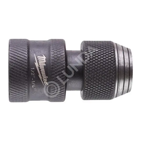 Переходник с 1/2" квадратный хвостовик на 1/4"HEX, Milwaukee